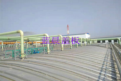 山西臨汾某（mǒu）焦化有（yǒu）限公司汙（wū）水池不鏽鋼蓋板加蓋除臭工程案例