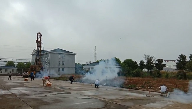 江蘇藍晨環保科技有限公司新車間項目正式破土動（dòng）工